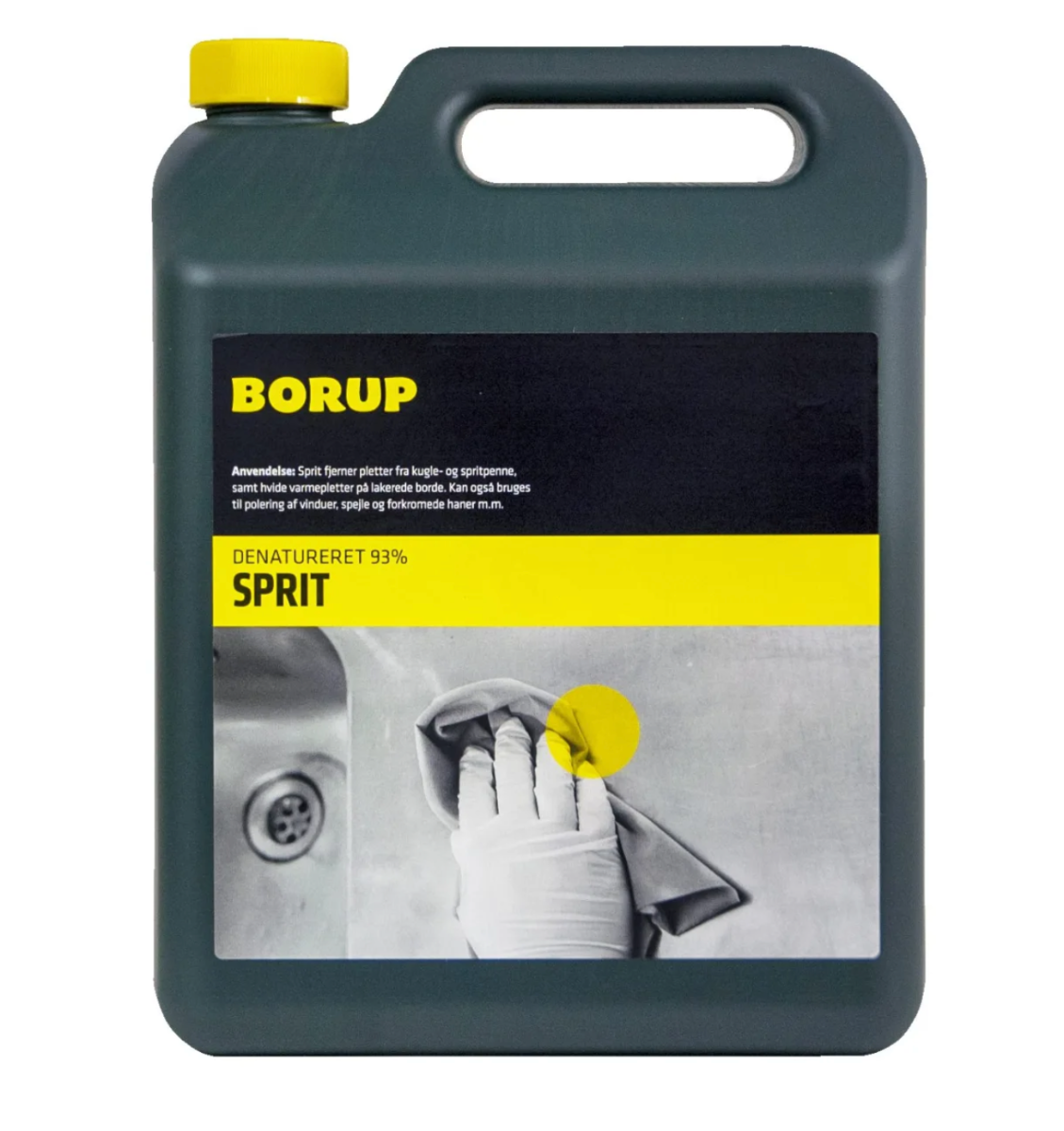 Borup Sprit 93%, denatureret - 5 Liter