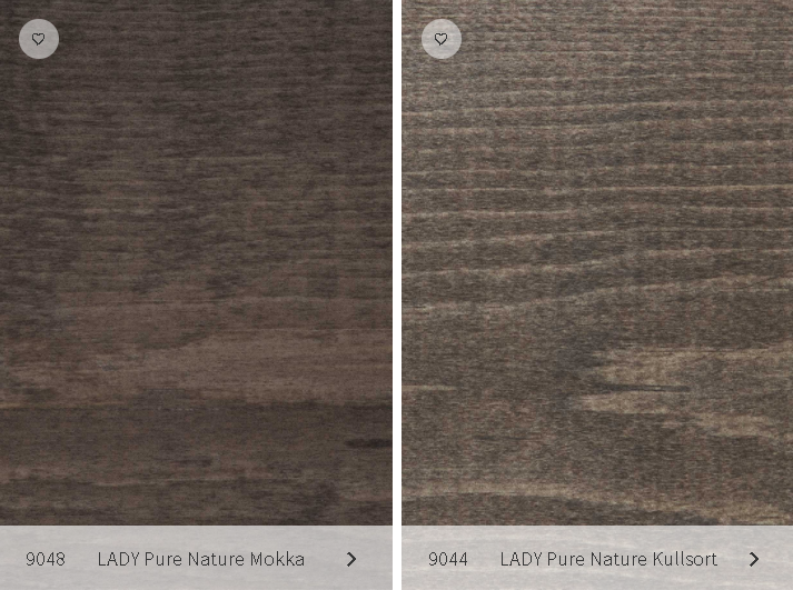 Lady Pure Nature farvekort fra Jotun