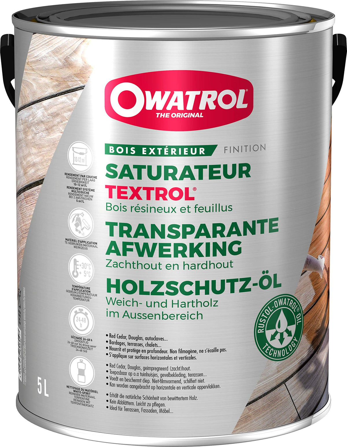 Owatrol Textrol Træolie 5 Liter