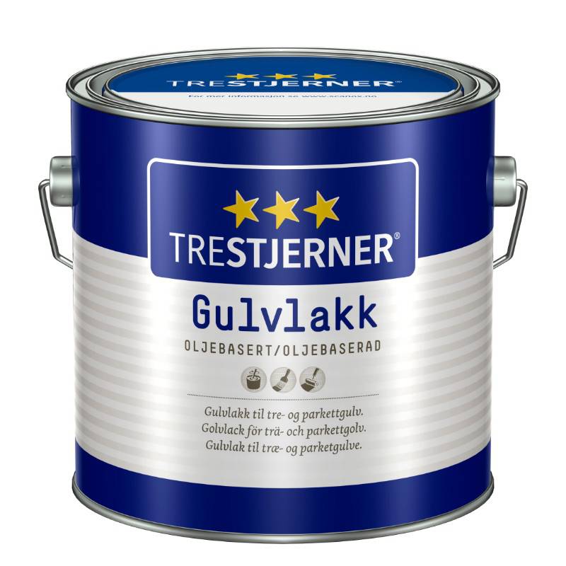 Jotun - Trestjerner Gulvlak Alkyd Halvblank