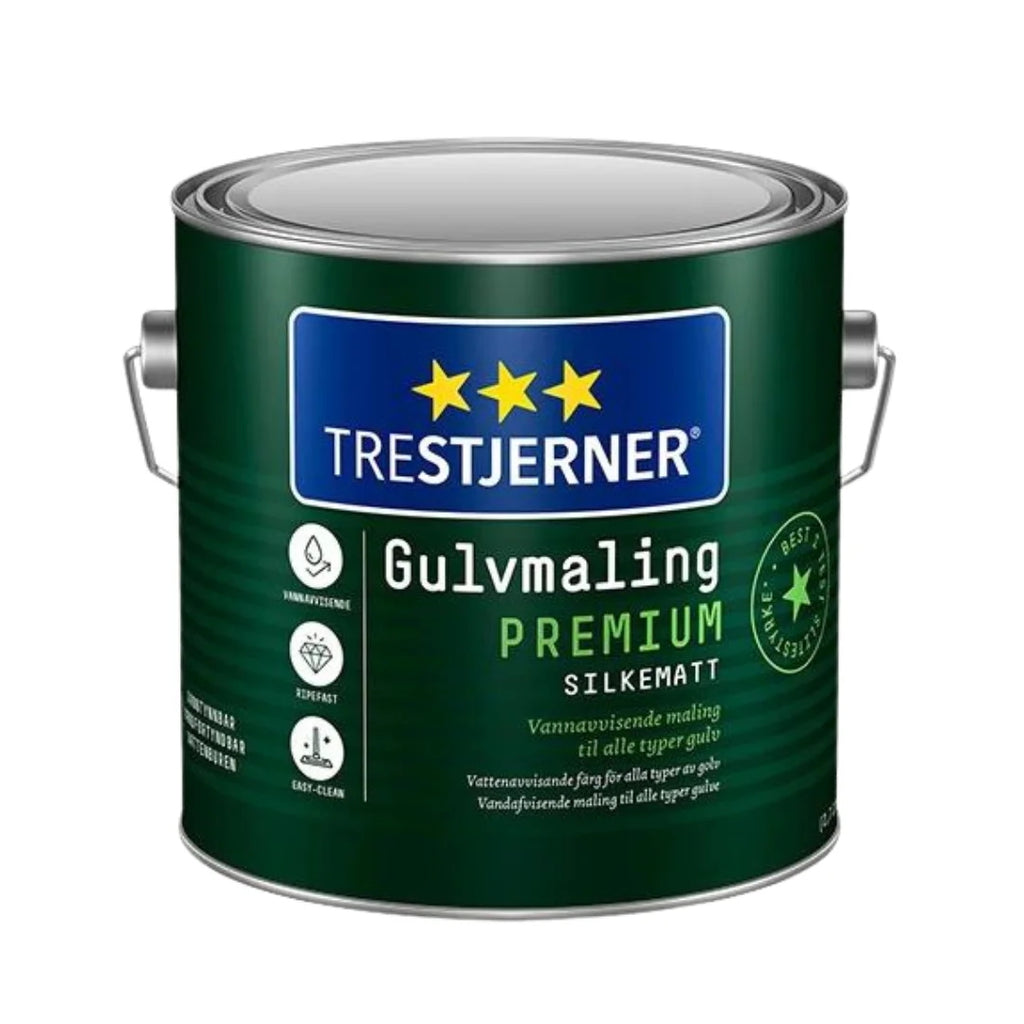 Jotun - Trestjerner Gulvmaling Premium Silkemat glans 15
